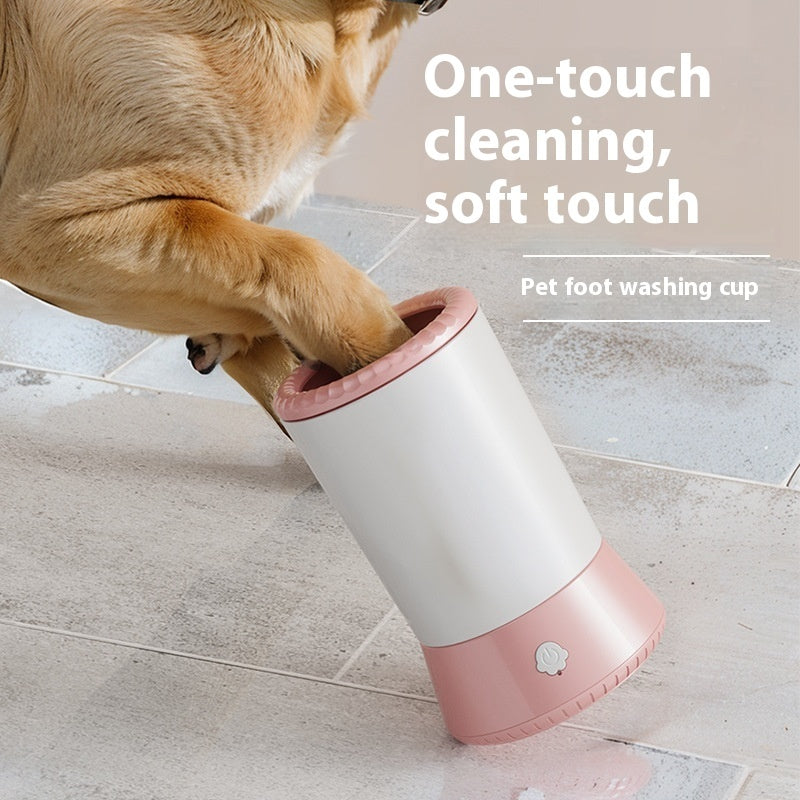 automatic dog paw washing cup