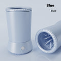 automatic dog paw washing cup blue