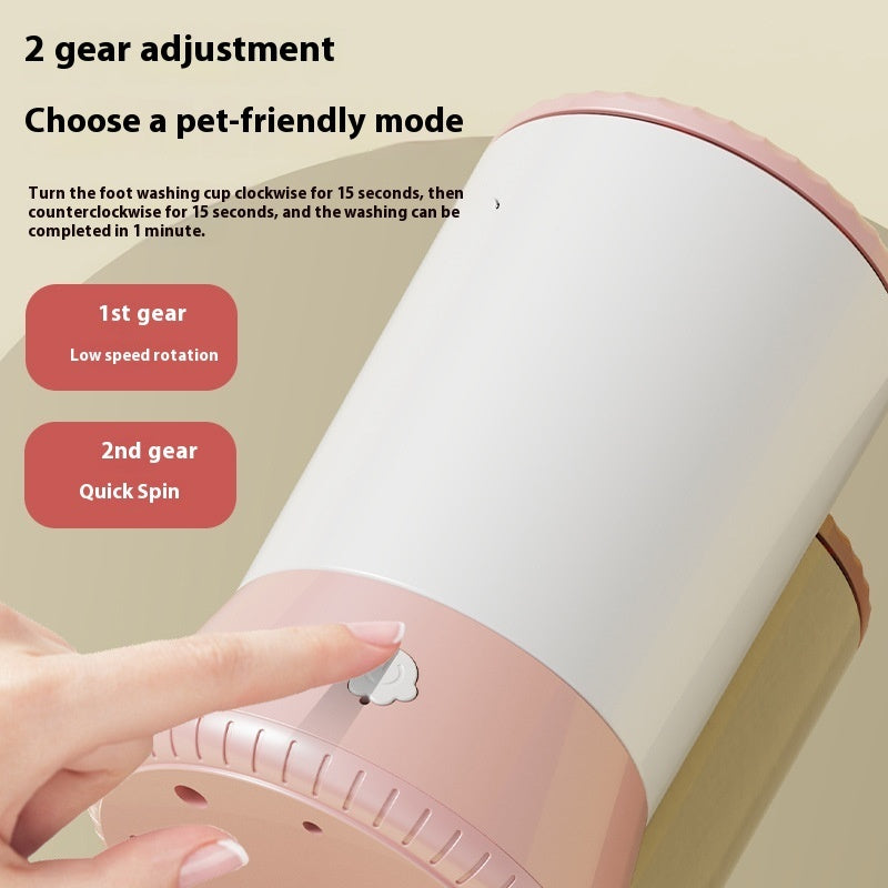 automatic dog paw washing cup