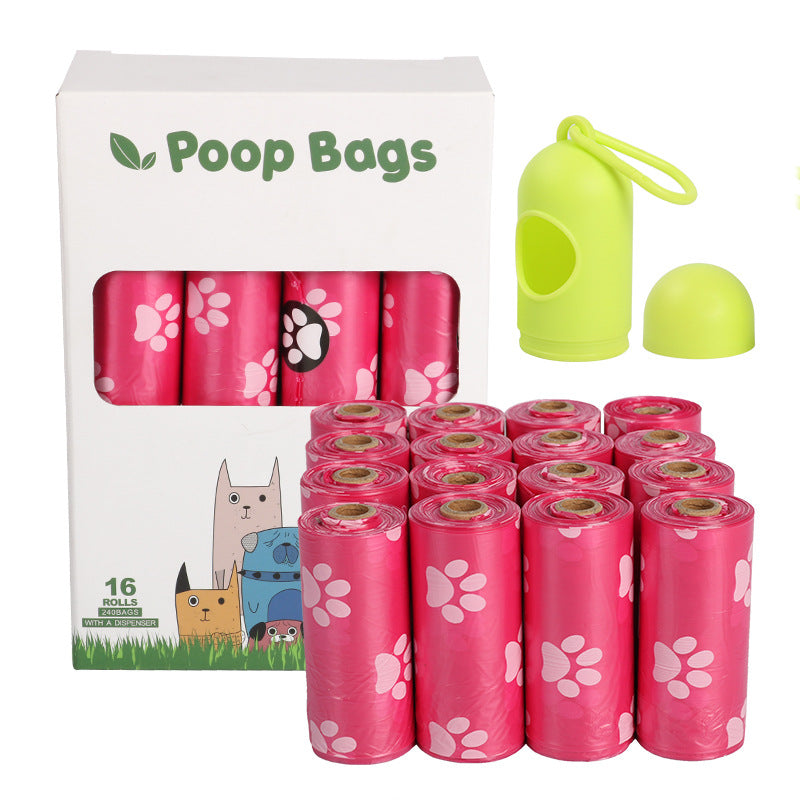 dog poop bag holder leash clip