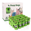 dog walking poop bag holder green