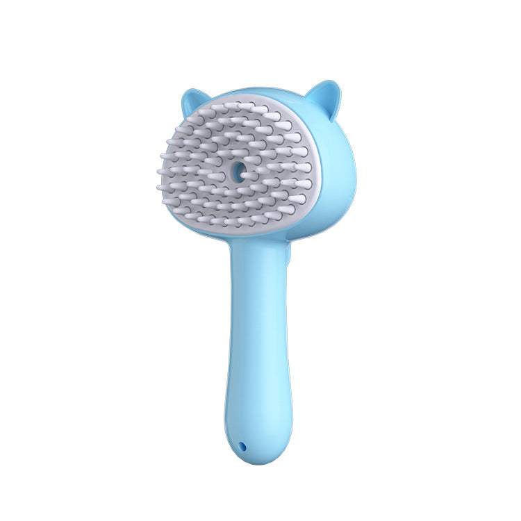 self cleaning steam pet brush for dogs and cats