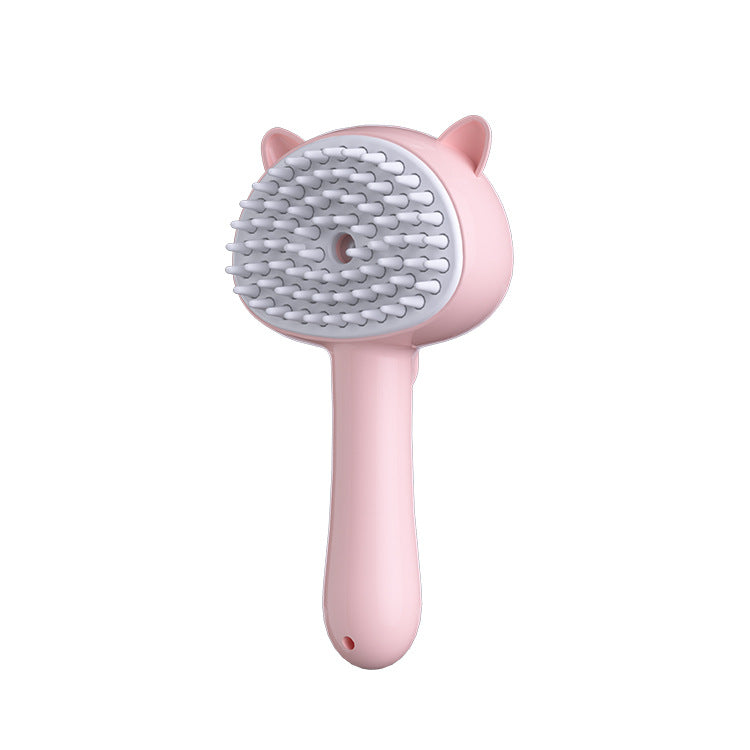 self cleaning steam pet brush for dogs and cats