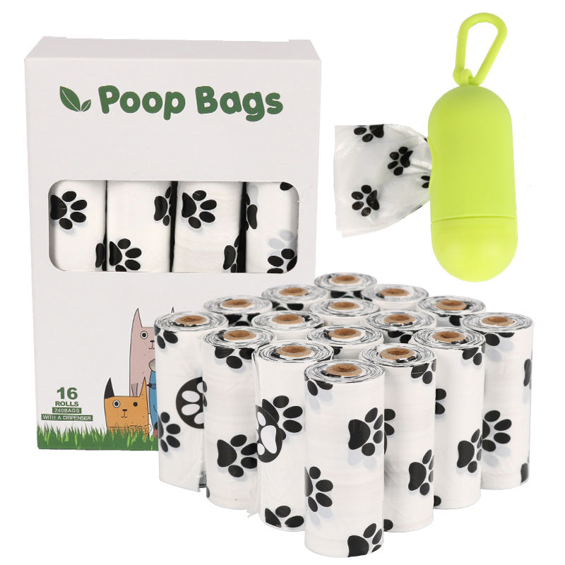 portable dog waste bag dispenser white