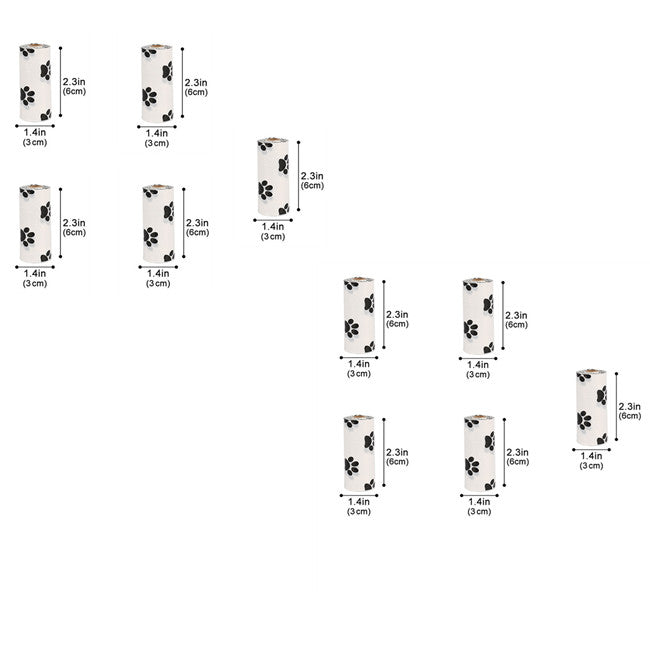 portable dog waste bag dispenser white