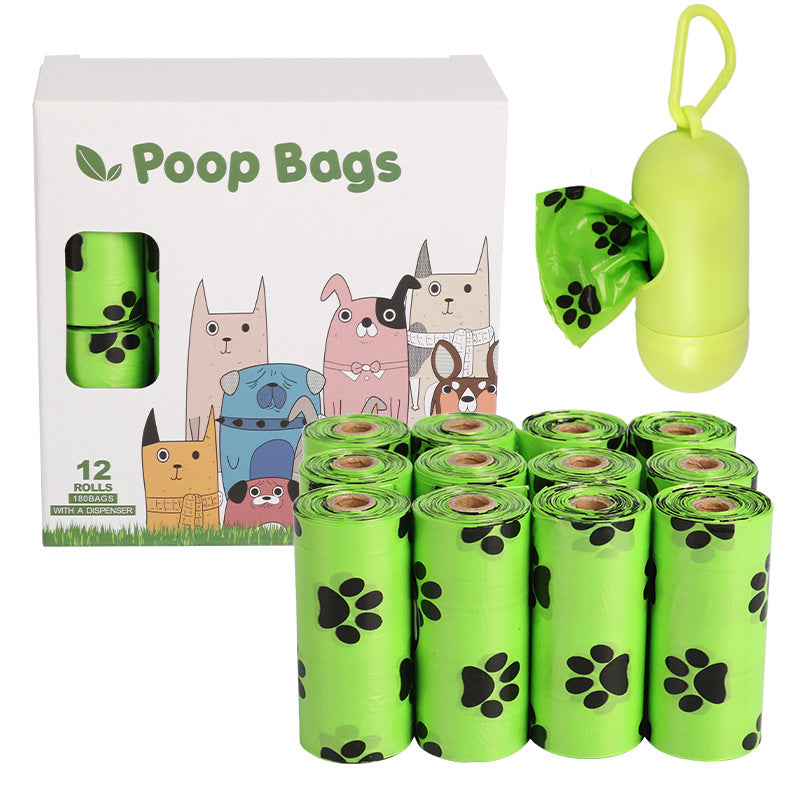 portable dog waste bag dispenser green