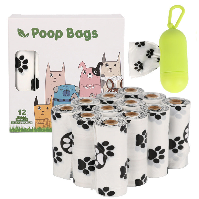 portable dog waste bag dispenser white