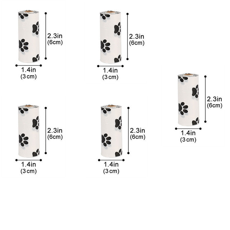 portable dog waste bag dispenser white