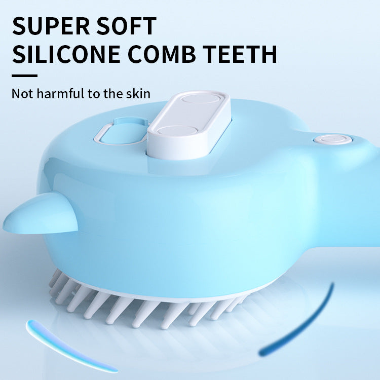 rechargeable pet grooming brush shedding control