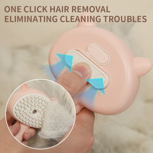 rechargeable pet grooming brush shedding control